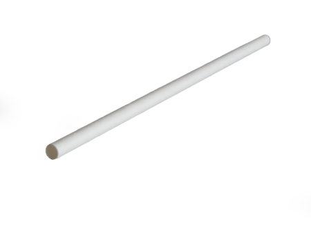 single white paper straw